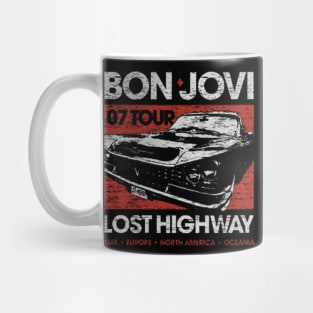 2022 bon tour band jovi 07 tour lost highway Mug